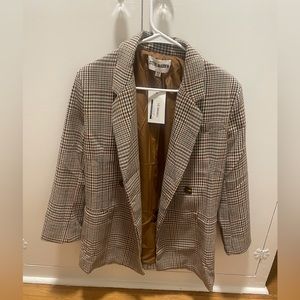 Plaid blazer by Steve Madden